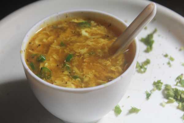 Manchow Soup Egg Drop