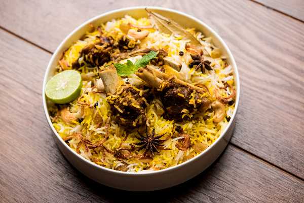 Rajugari Goat Pulao