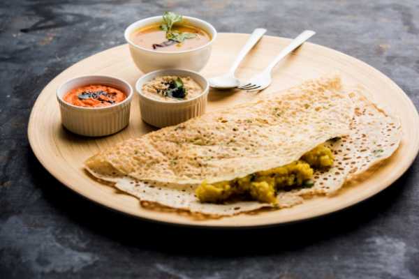 Rava Onion Masala Dosa