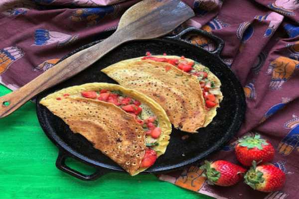 Strawberry Dosa