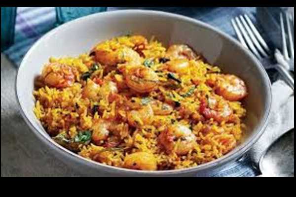 fmly pk Shrimp Biryani