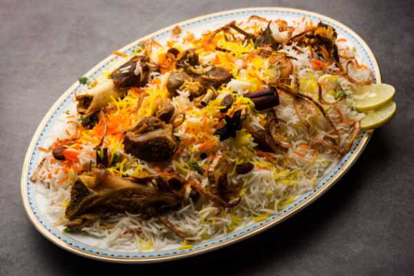 Rajugari Goat Pulao (Family Pack)