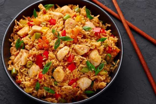 Schezwan Chicken Fried Rice