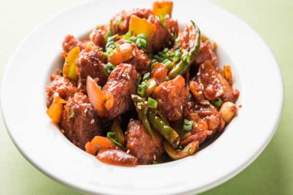 Chicken Manchurian wet
