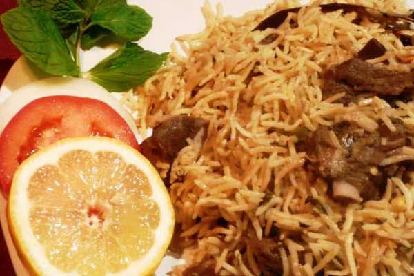 Goat Fry Pulav