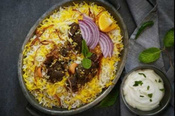 Goat Dum Biryani (With Bones)