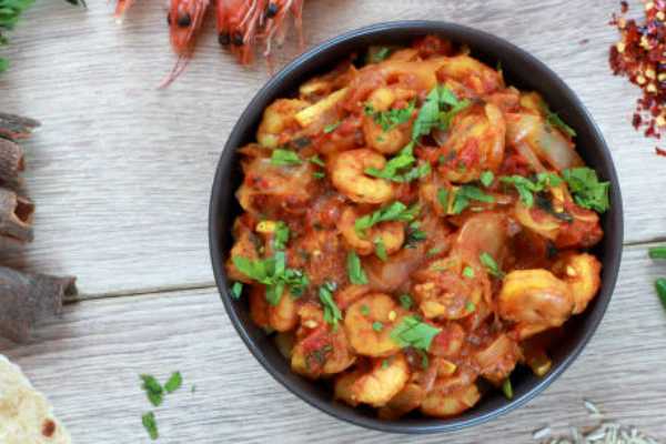 Shrimp Tikka masala.