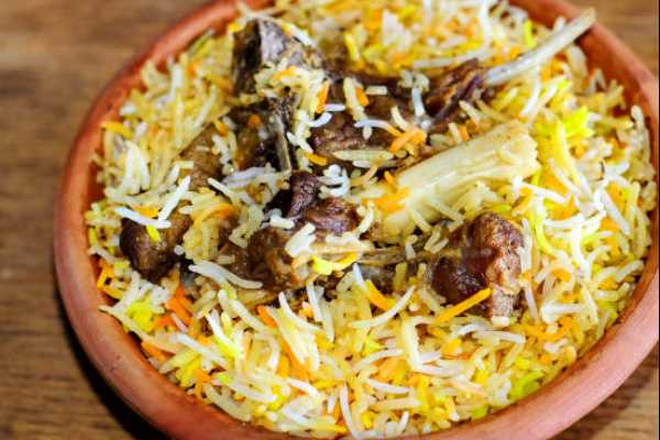 Hyderabadi goat dum biryani