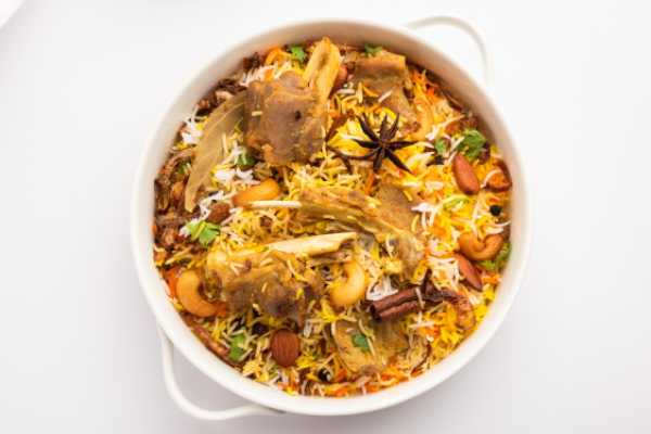 Hyderabadi Goat Dum Biryani 