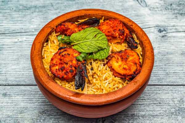 Shrimp 65 Biryani
