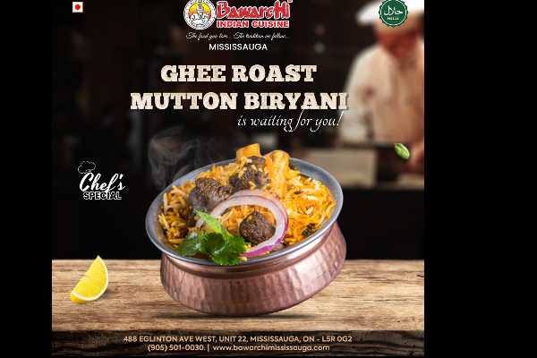 Mutton Ghee Roast Biryani