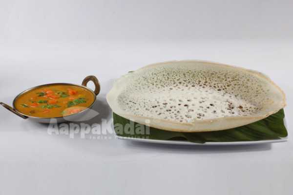 AAPPAM WITH VEGETABLE KHURMA 