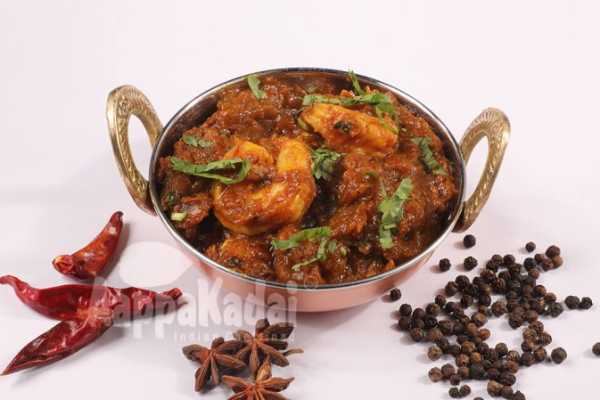 YERA MILAGU VARUVAL (Prawn Pepper Fry) 