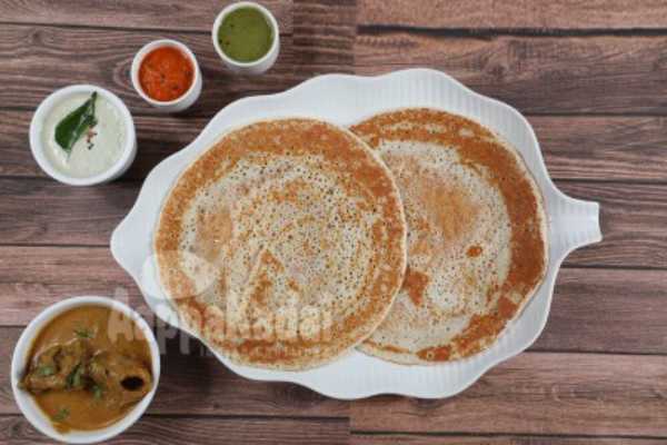 KAL DOSA WITH GOAT CURRY 
