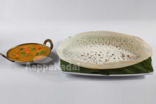 AAPPAM WITH VEGETABLE KHURMA 