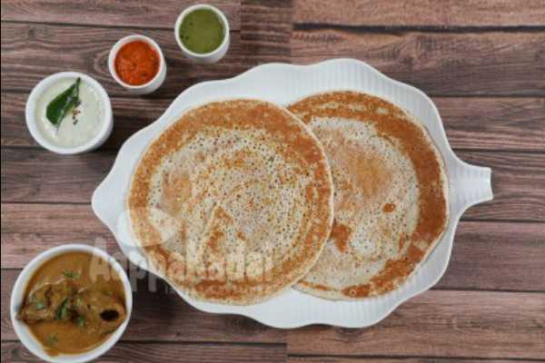 KAL DOSA WITH GOAT CURRY 