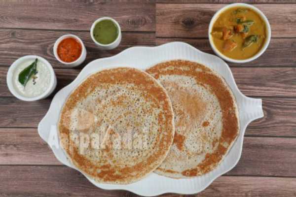 KAL DOSA WITH VEGETABLE KHURMA 