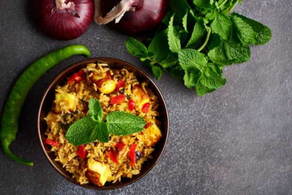 Gongura Egg Biryani