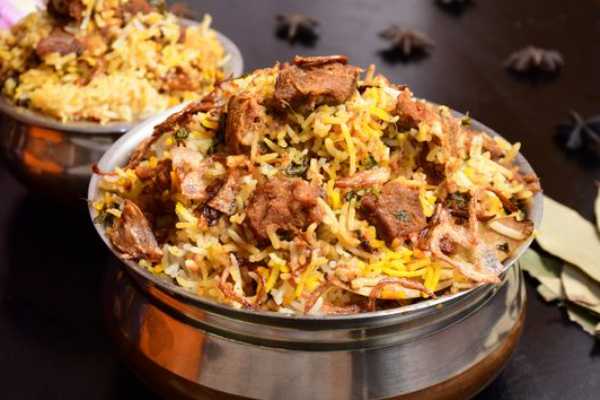Goat fry biryani 