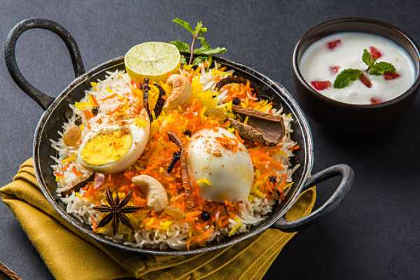 Hyd Egg Dum Biryani