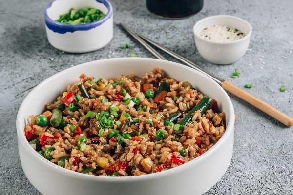 Schezwan Veg Fried Rice