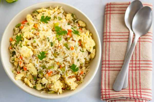 Schezwan Egg Fried Rice