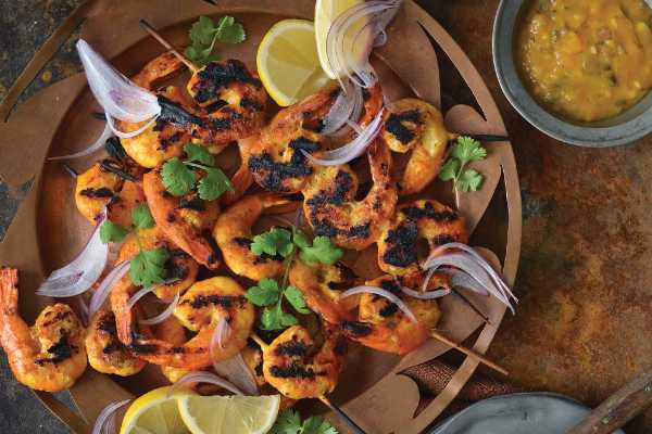 Tandoori shrimp