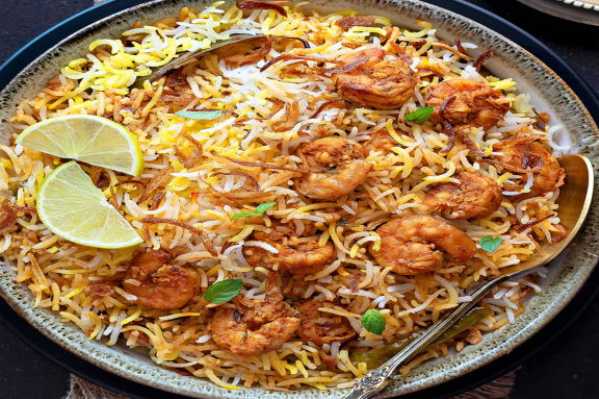 Vijayawada shrimp biriyani 