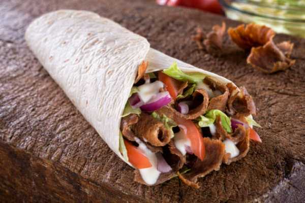 Curried Lamb Wrap