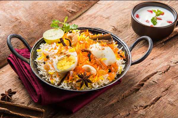 Egg Biriyani Non Vegetarian