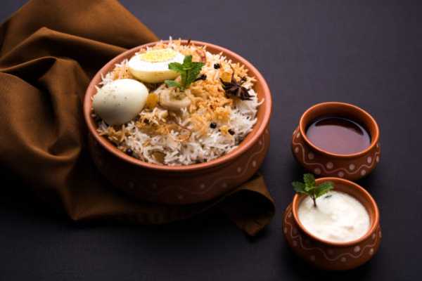 Egg Biriyani Vegetarian
