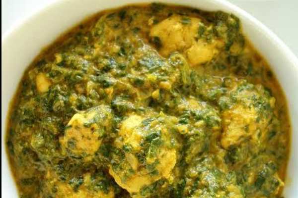 Chicken Tikka Saag{spinach)  