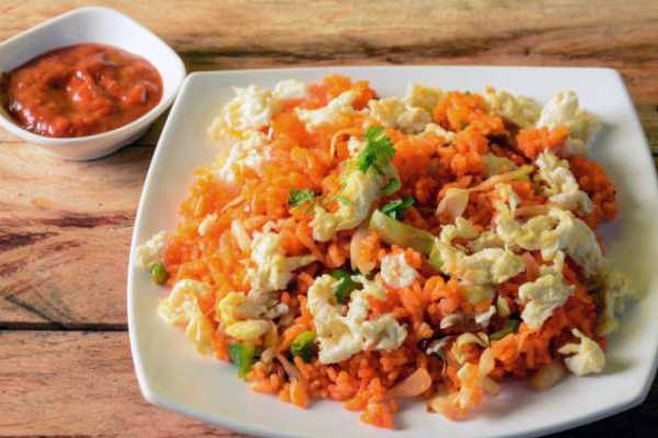Egg Schezwan Fried Rice