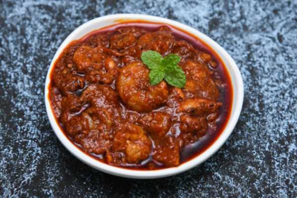 Shrimp Punjabi Saag