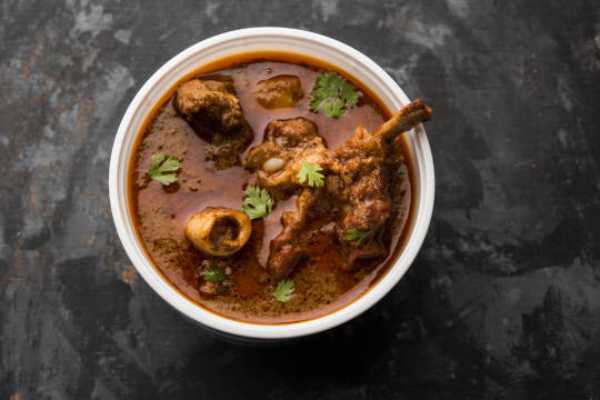 Raagi Sankati - Mutton Curry