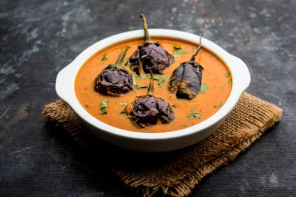 Raagi Sankati - Egg Plant Masala