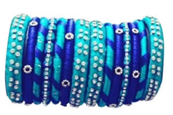 Blue Combo Bangles