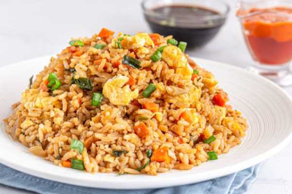 Schezwan Egg Fried Rice