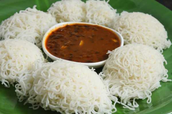 Idiyappam(5) With Chettinad Veg Kuruma