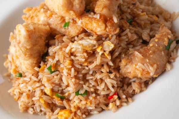 GARLIC CHICKEN FRIED RICE