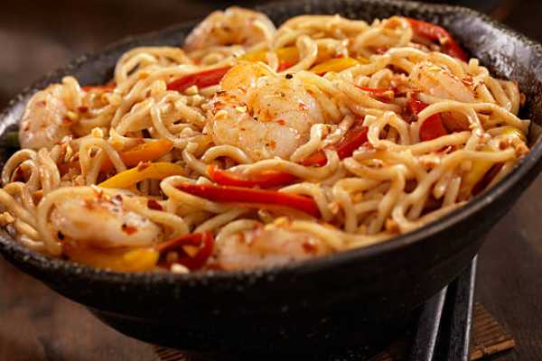 SZECHUAN SHRIMP NOODLES