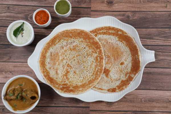 KAL DOSA WITH GOAT CURRY