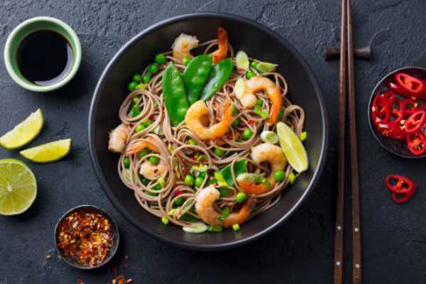 Schezwan Shrimp Noodles