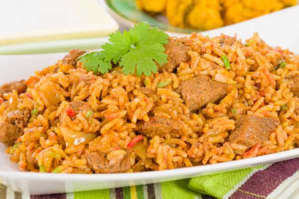 ANDHRA GOAT FRY PULAV (Bone-in)