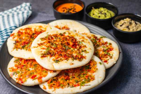 Tomato Onion Chilli Uthappam