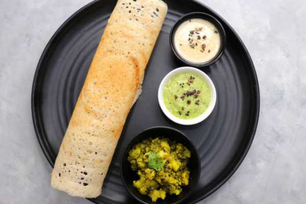 Rava Onion Masala Dosa