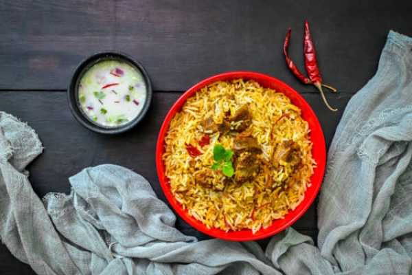 Goat Dum Biryani (Hyderabadi)
