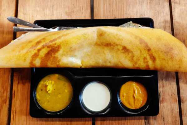 Kal Dosai(2) with Sambar 