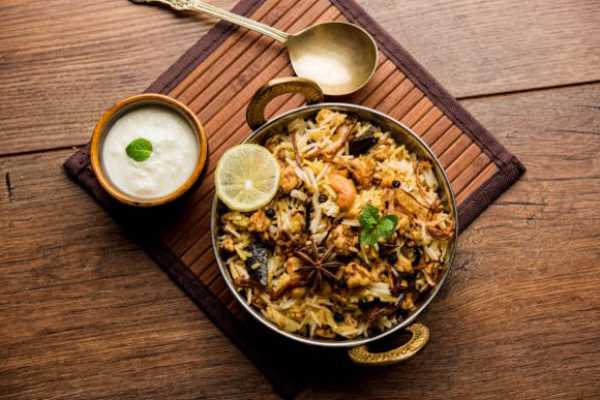 Hyd Goat Dum Biryani Bucket Combo ( Bone - In)