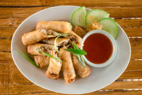 Pork Egg Rolls (3) 
